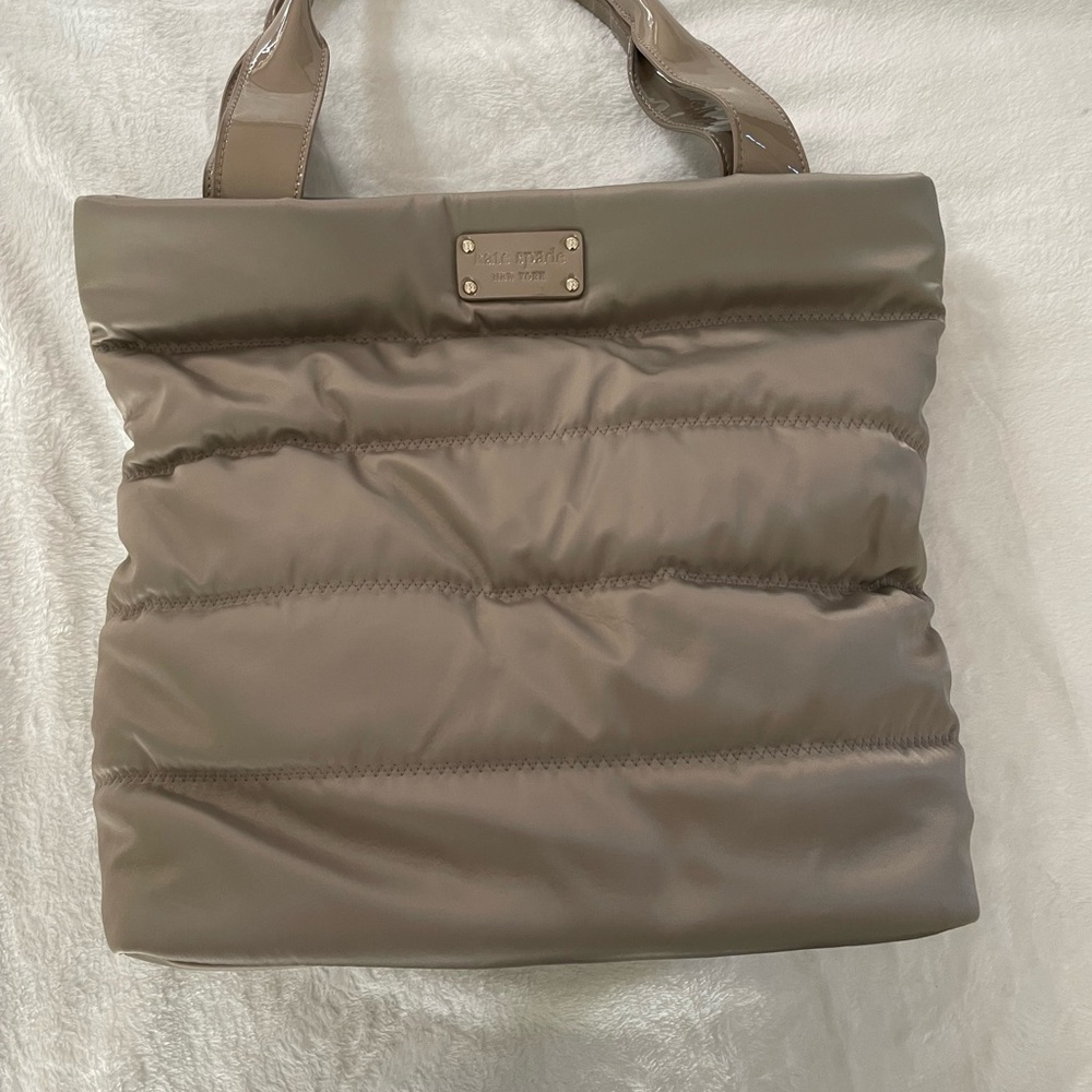 Kate Spade Quilted Brown Tote